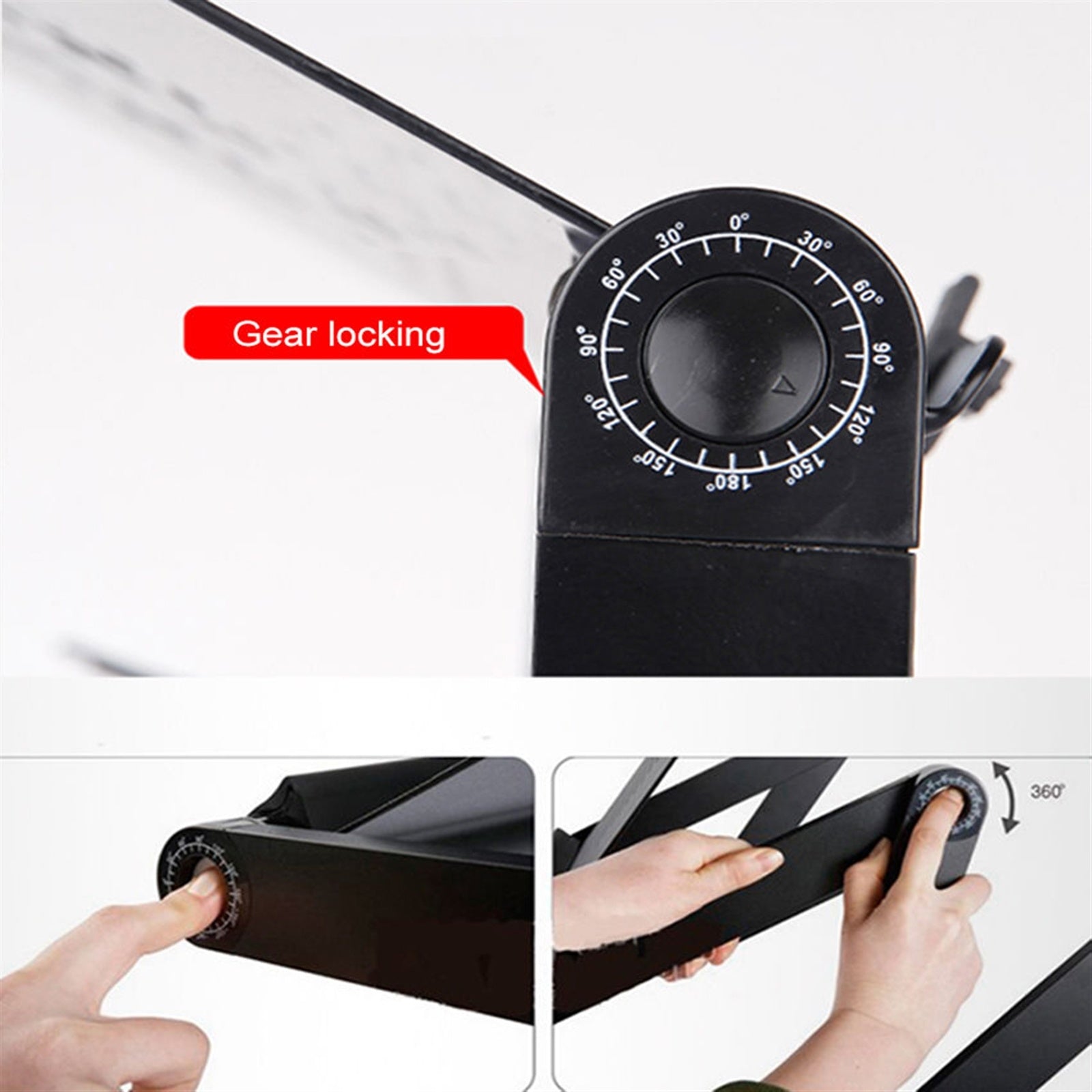 48 X 26cm Portable Home Assembly Folding Table Black - Castle Anna