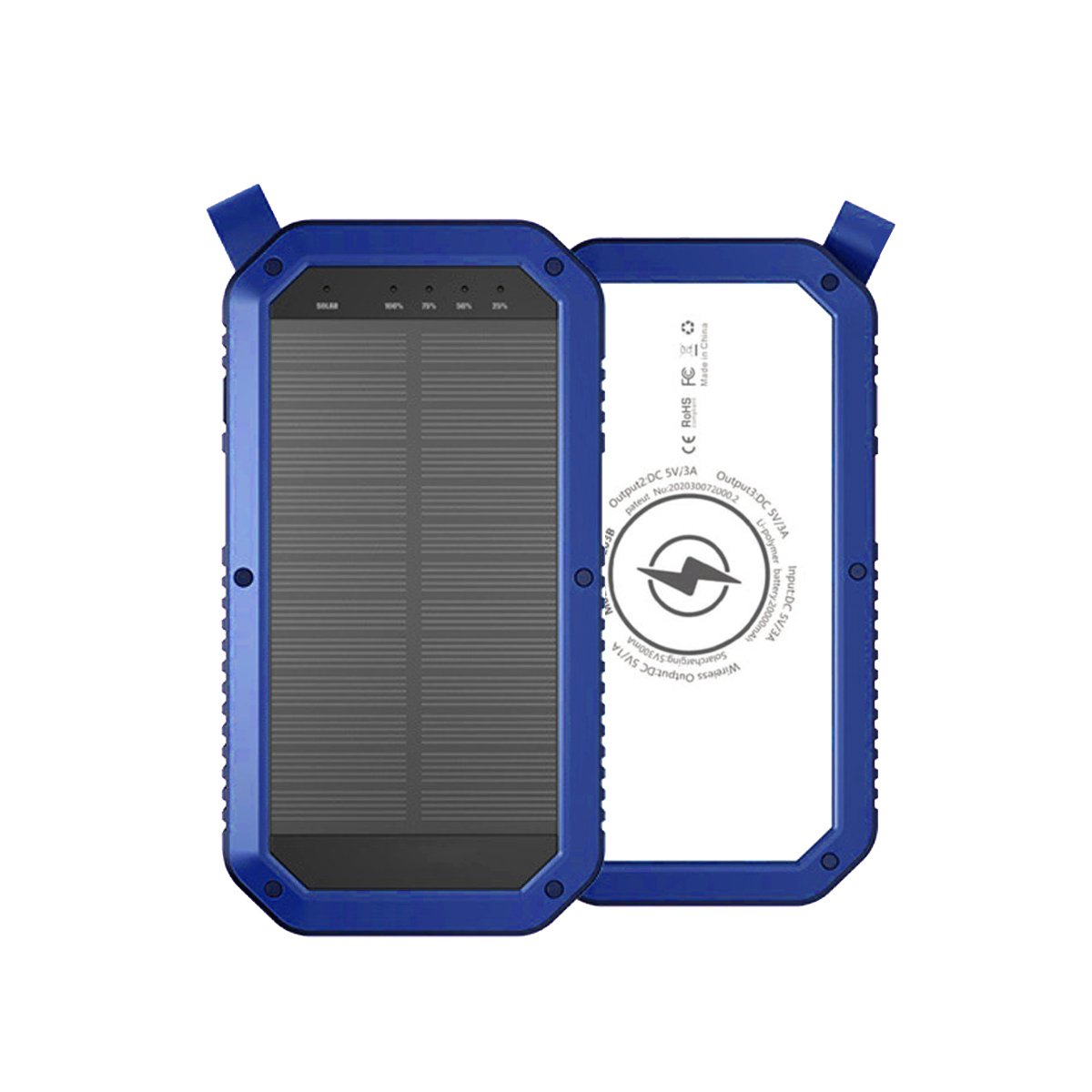 Sun Chaser Mini Solar Powered Wireless Phone Charger 10,000 mAh With - Castle Anna