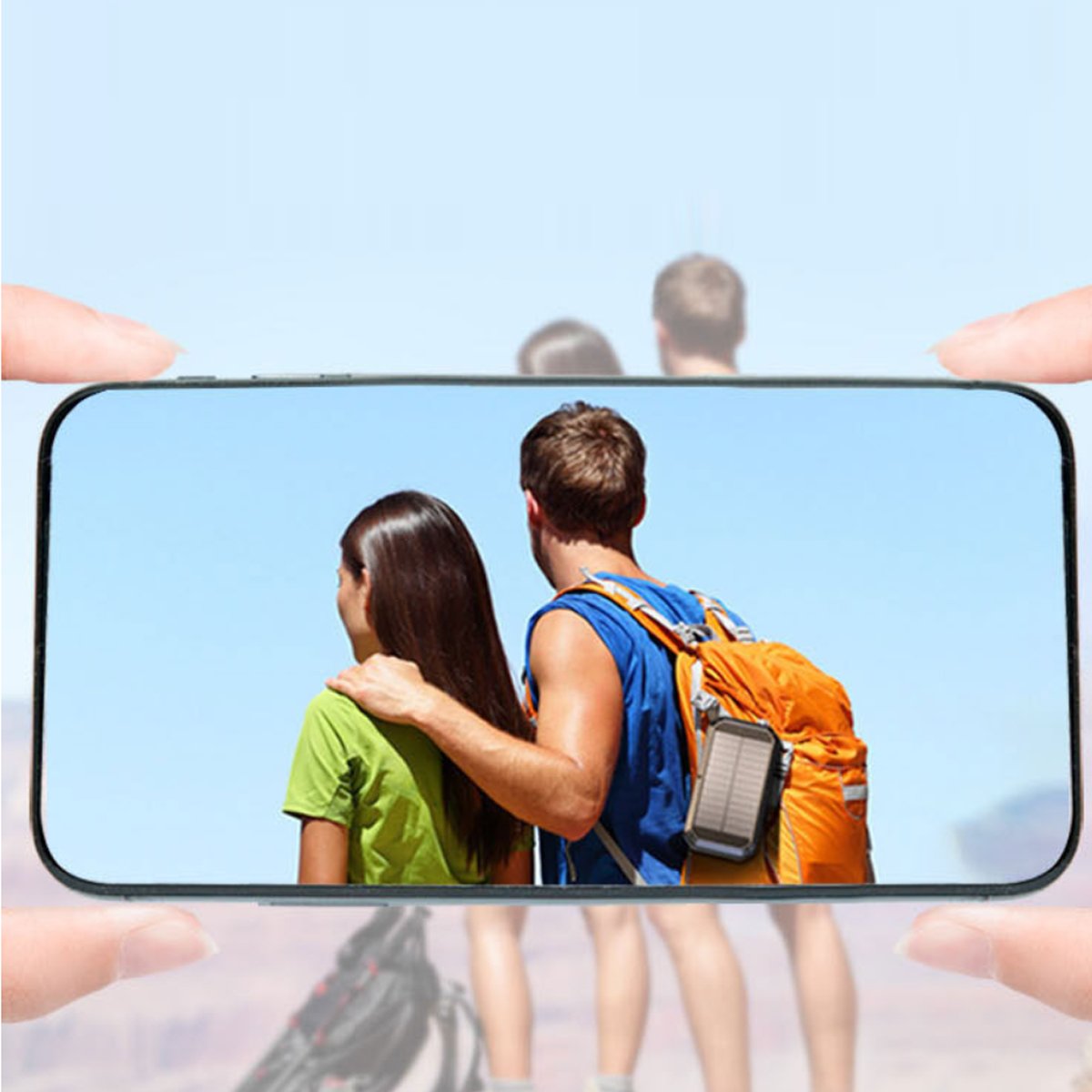 Sun Chaser Mini Solar Powered Wireless Phone Charger 10,000 mAh With - Castle Anna