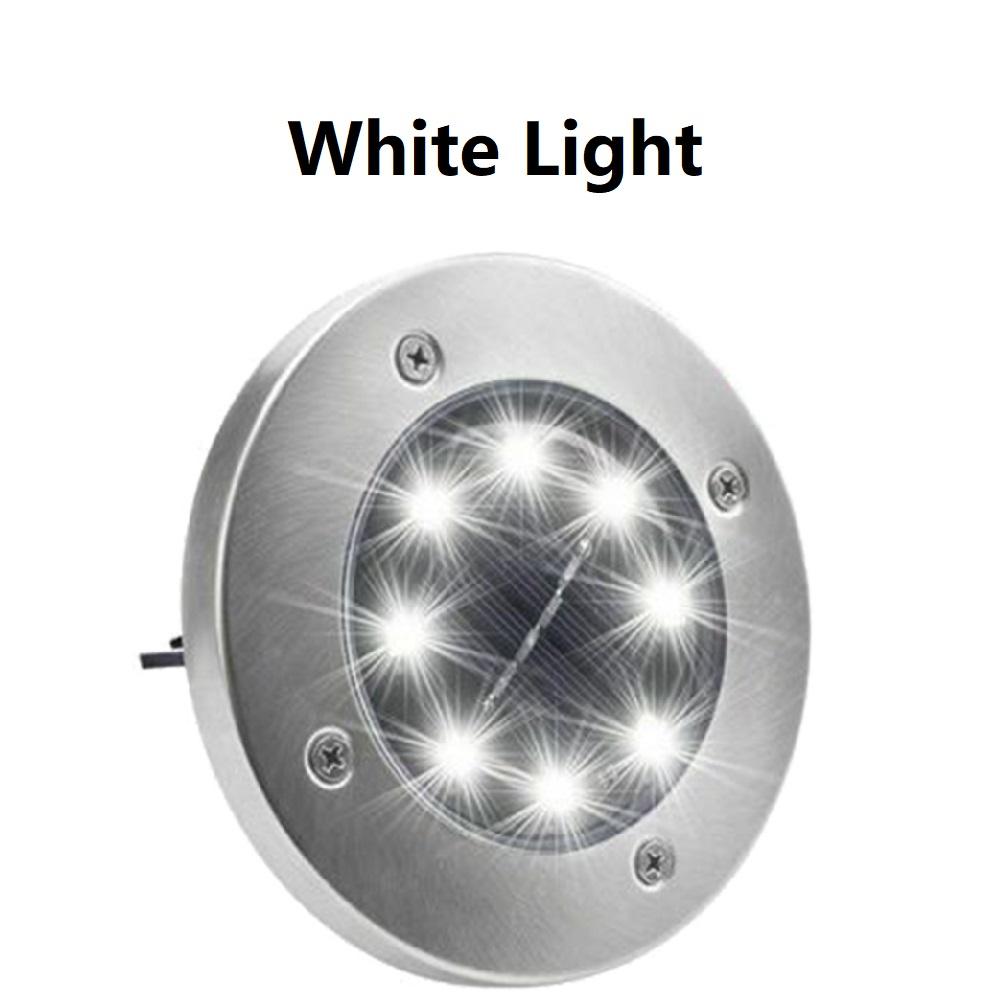 4/8 LEDs Solar Powered Buried Light Outdoor Pathway Garden Decking - Castle Anna