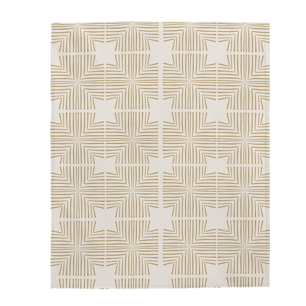 Pattern Blanket Plush Throw - Castle Anna