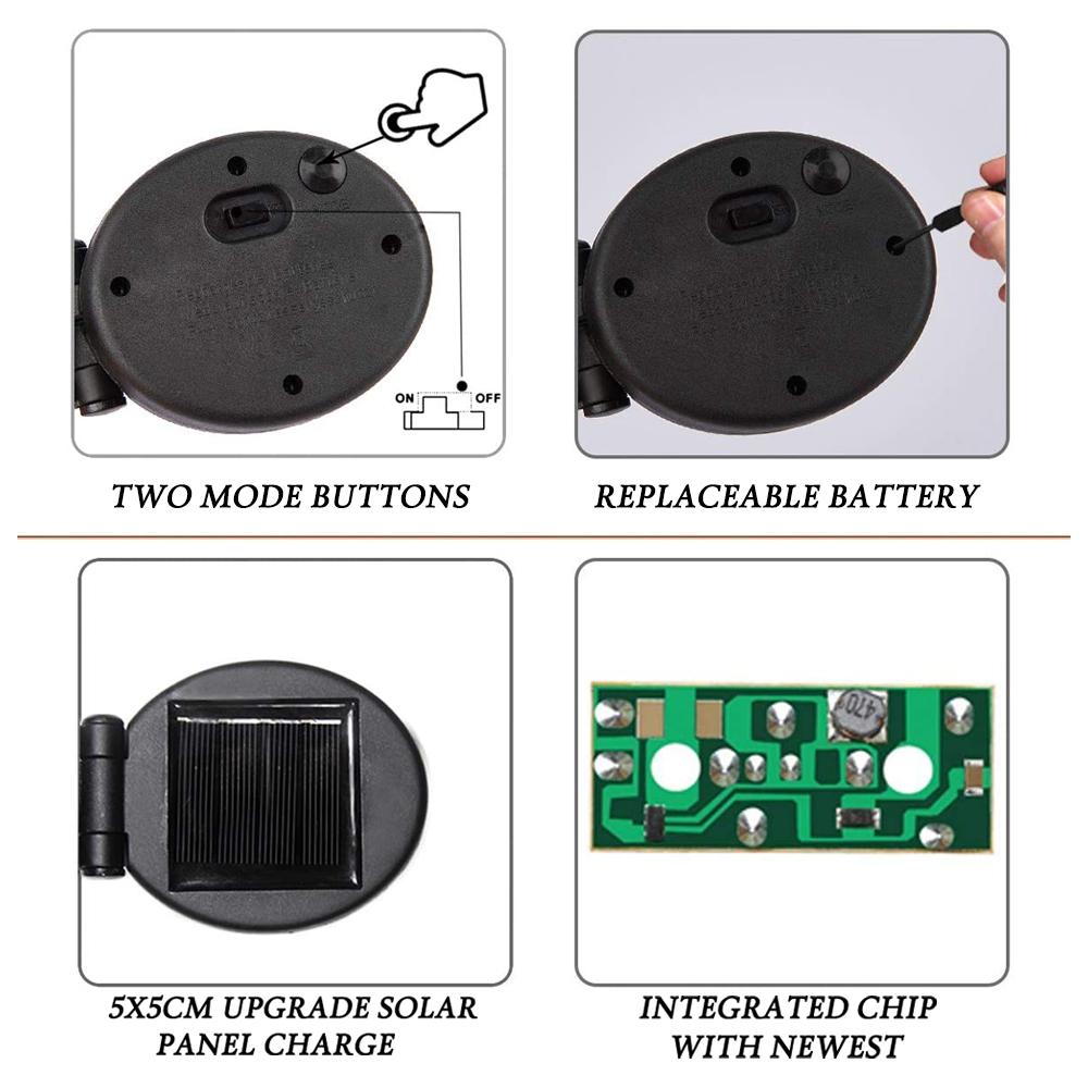 2PCS Solar Fireworks Lamps 90 LED Multi-Color Outdoor Christmas Lights - Castle Anna