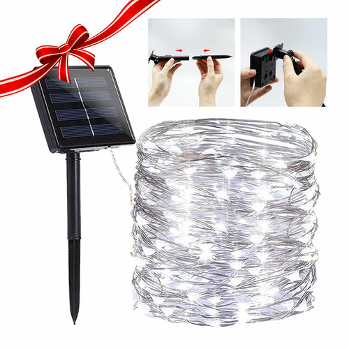 Solar Powered String Lights Indoor Outdoor Waterproof For Gardens Home - Castle Anna