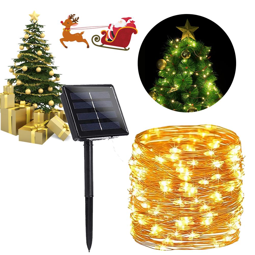 Solar Powered String Lights Indoor Outdoor Waterproof For Gardens Home - Castle Anna