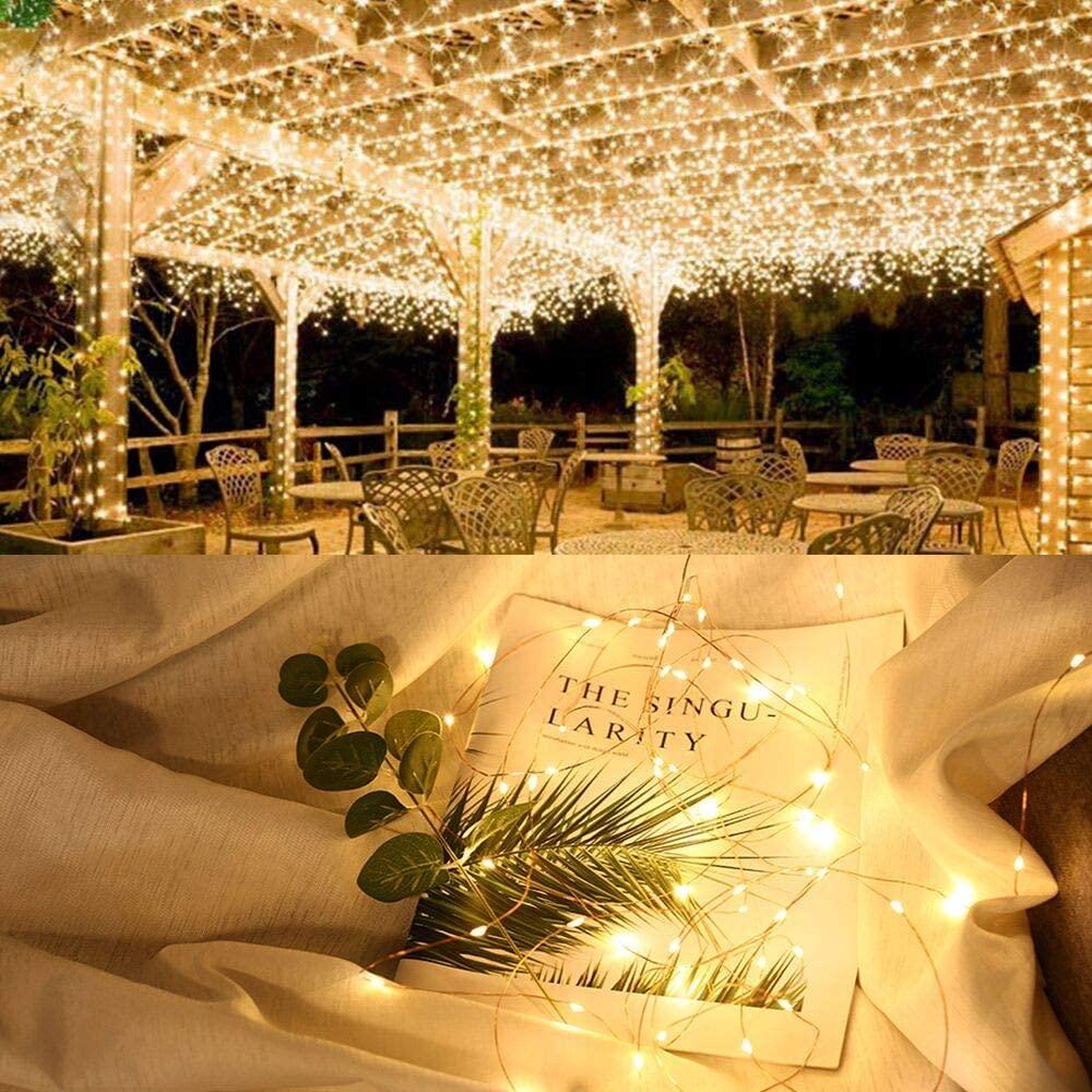 Solar Powered String Lights Indoor Outdoor Waterproof For Gardens Home - Castle Anna