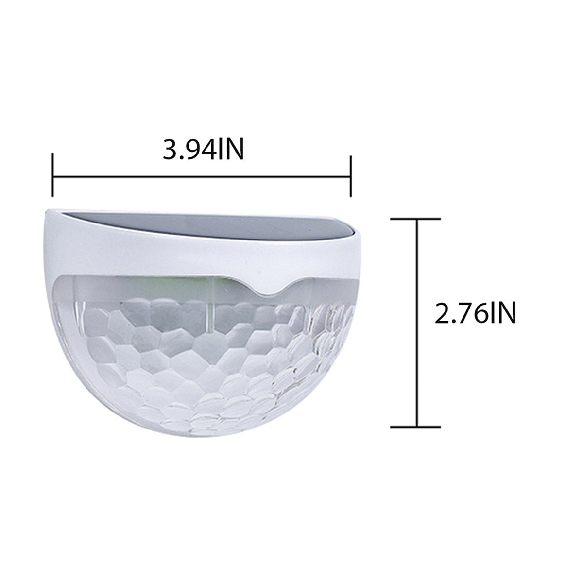 2 PCS Solar Semicircle Walls Light Outdoor Waterproof Sensor Wall Lamp - Castle Anna