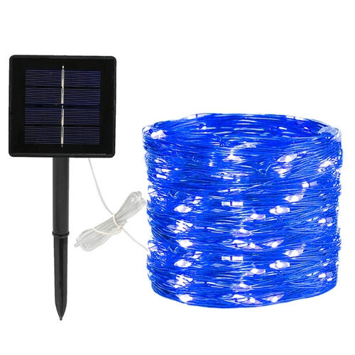 Outdoor Solar Copper Wire Light String Lights Festival Decorations - Castle Anna