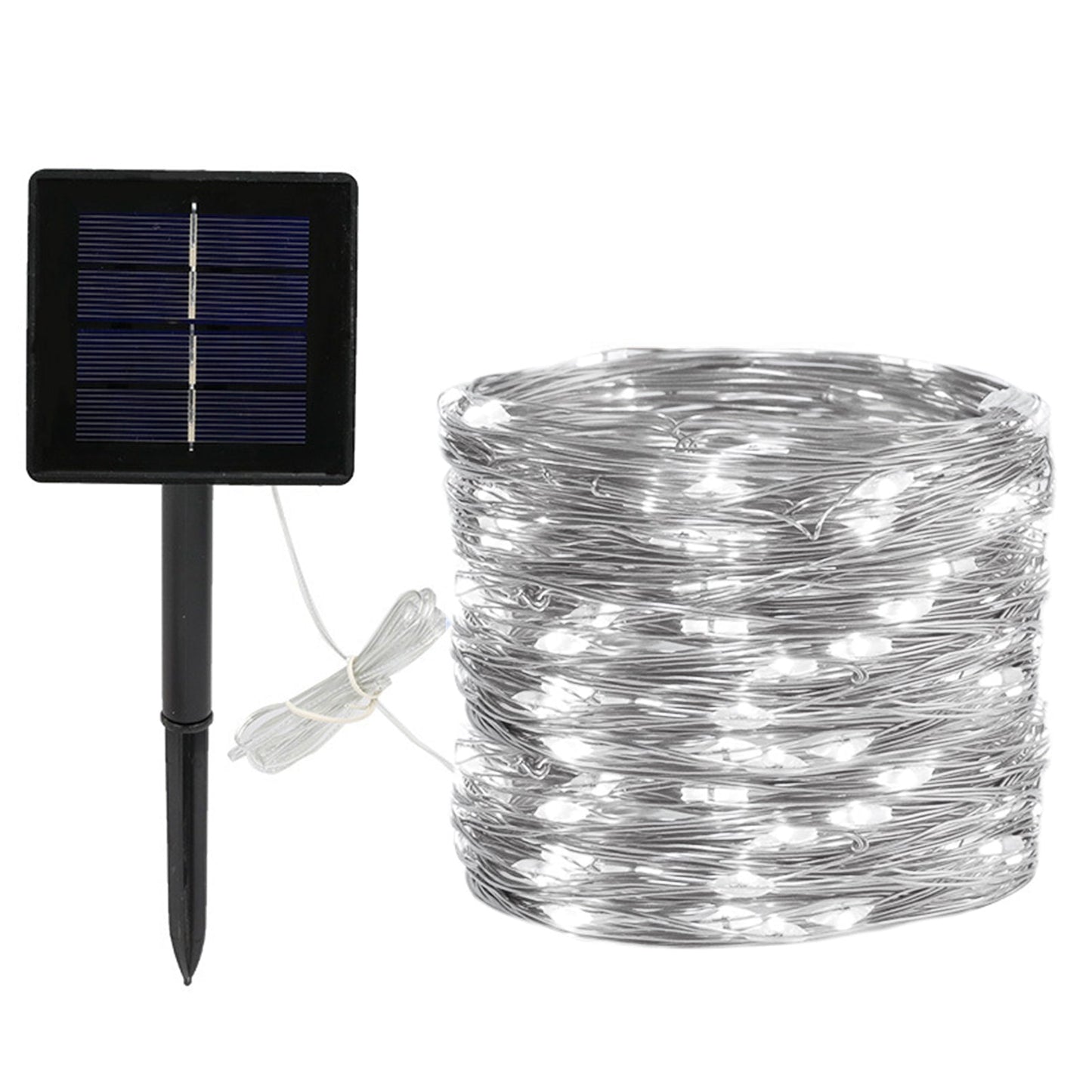 Outdoor Solar Copper Wire Light String Lights Festival Decorations - Castle Anna