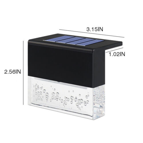 4 Pack Outdoor Deck Lights Solar Color Changing Path Garden Patio - Castle Anna