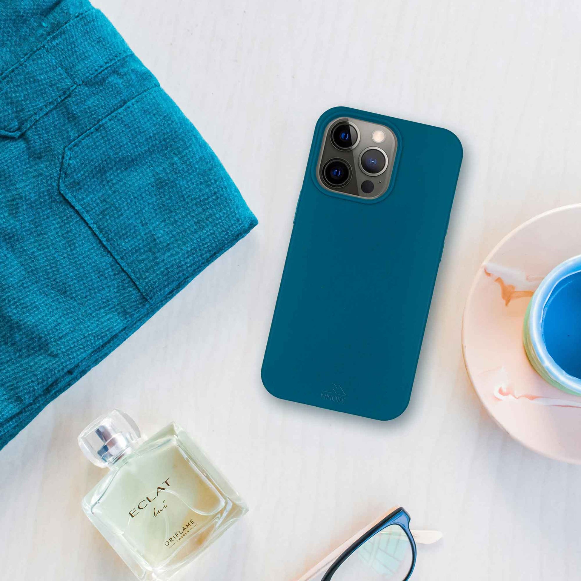 Biodegradable phone case - Deep Sea Blue - Castle Anna