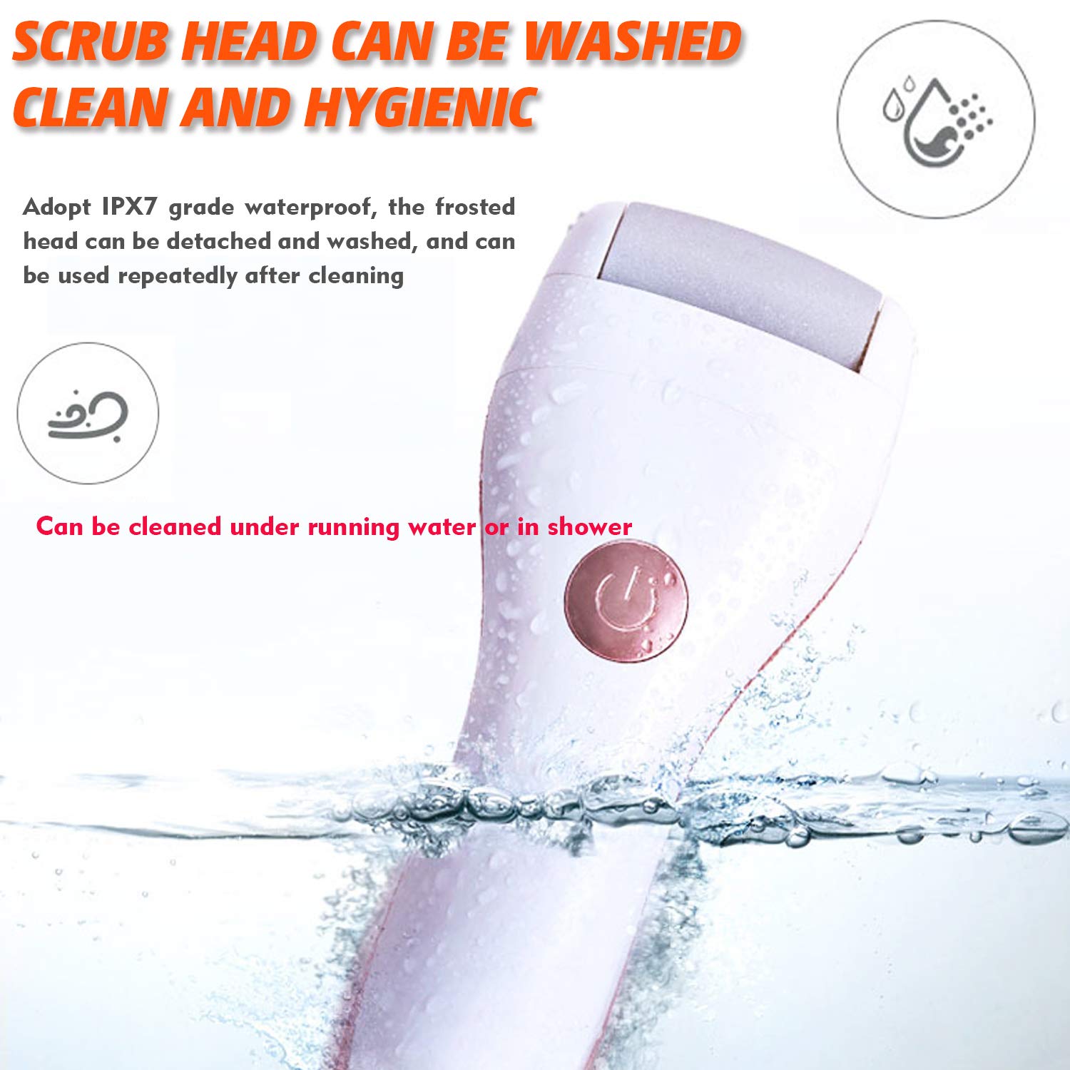 Electric Foot Callus Remover Portable Electronic Foot File Pedicure - Castle Anna