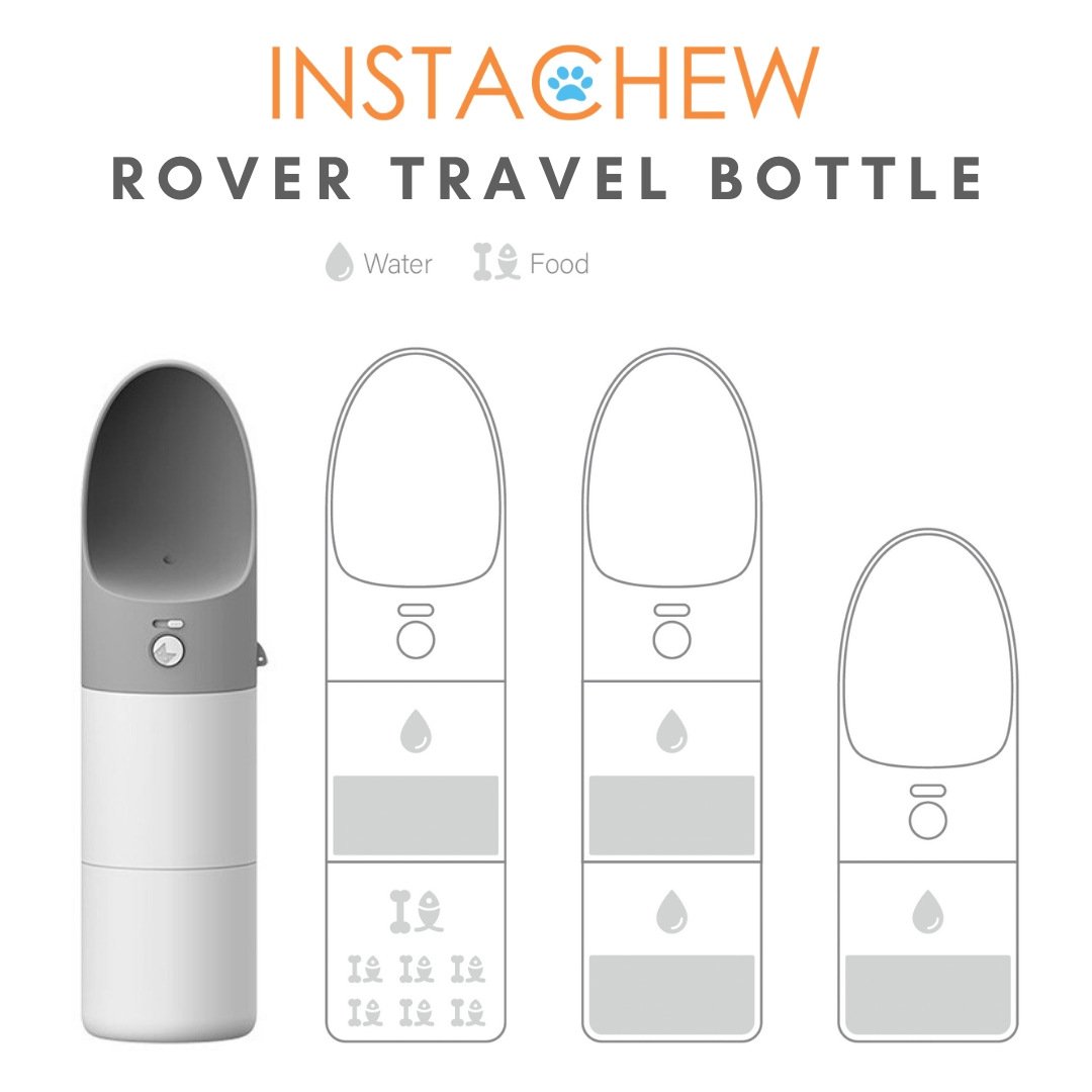 Instachew Rover Pet Travel Bottle, Dog water bottle - Castle Anna