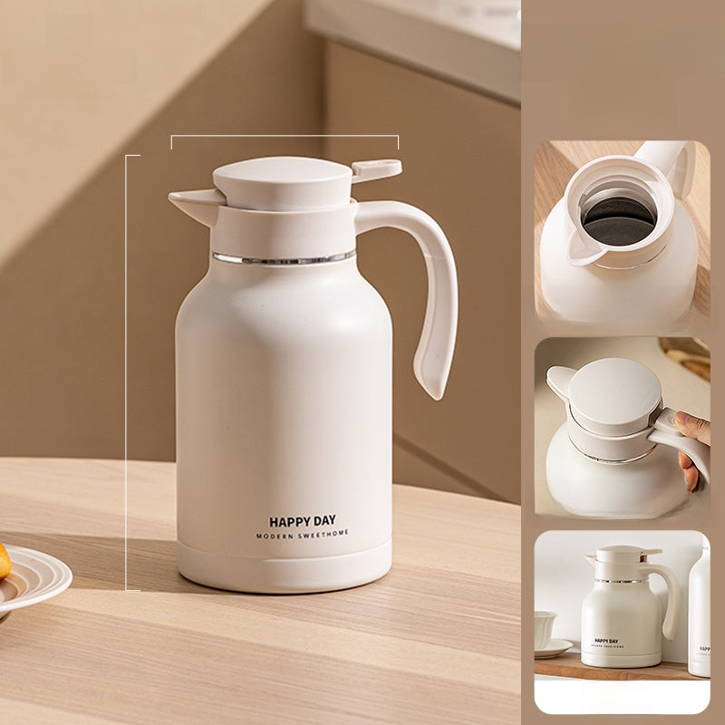 Modern Housewife Original Thermal Pot Domestic Hot Water Pot Dormitory Large Capacity Heat Preservation Bottle 316 Stainless Steel Hot Water Bottle - Castle Anna