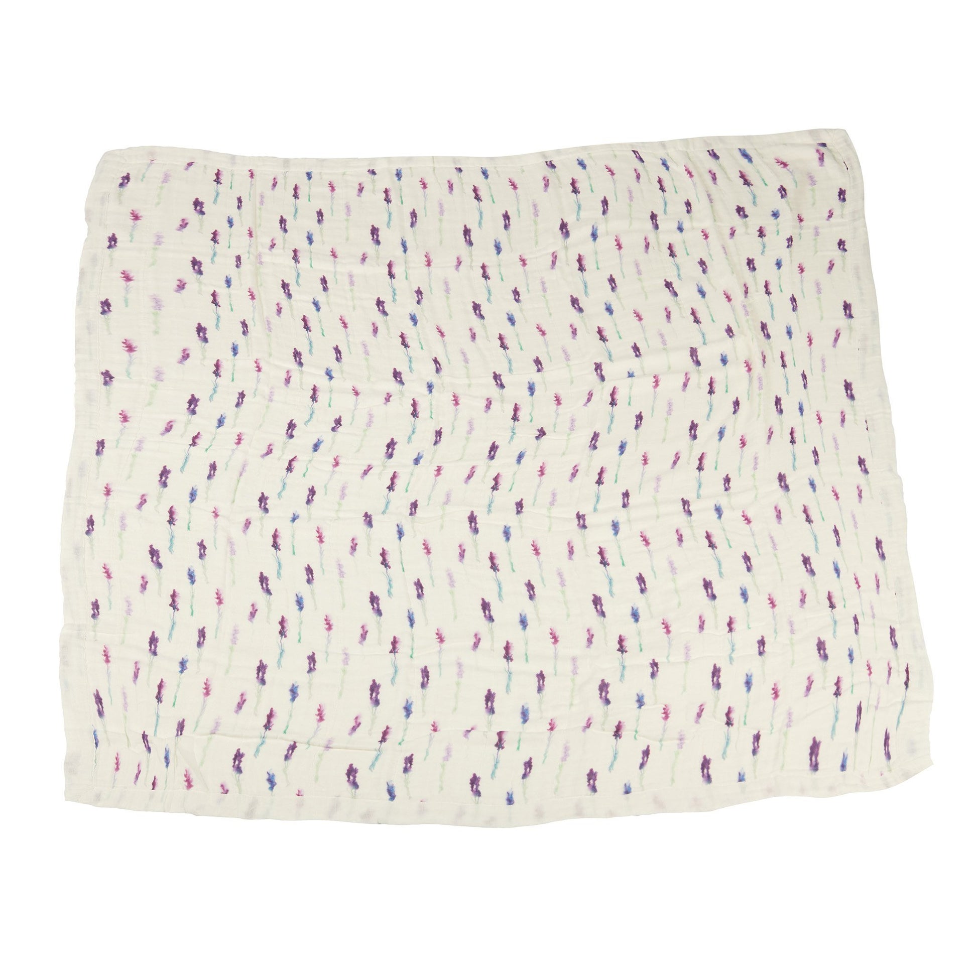 Lavender and White Newcastle Blanket - Castle Anna