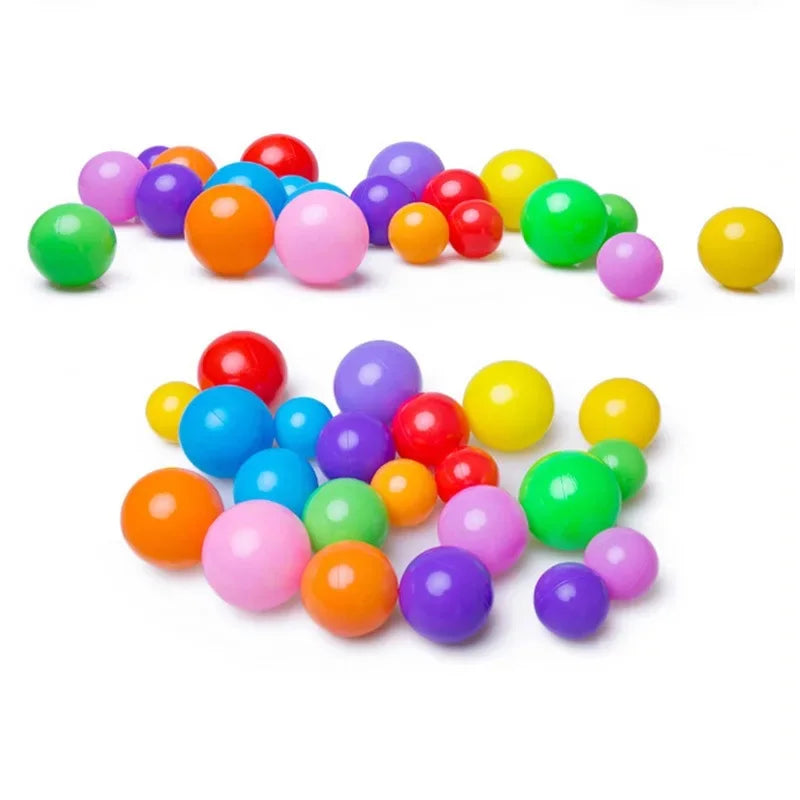 48PCS Colorful Air Wave Balls Pool Water Children Fun Toys Free Squeezing Outdoor Sports Balls Environmental Air Balloons - Castle Anna