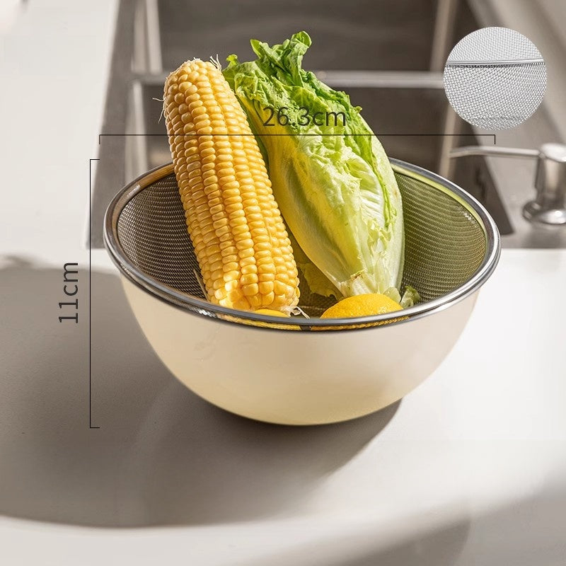 Modern Housewife Stainless Steel Kitchen Water Filter Washing Basin - Castle Anna