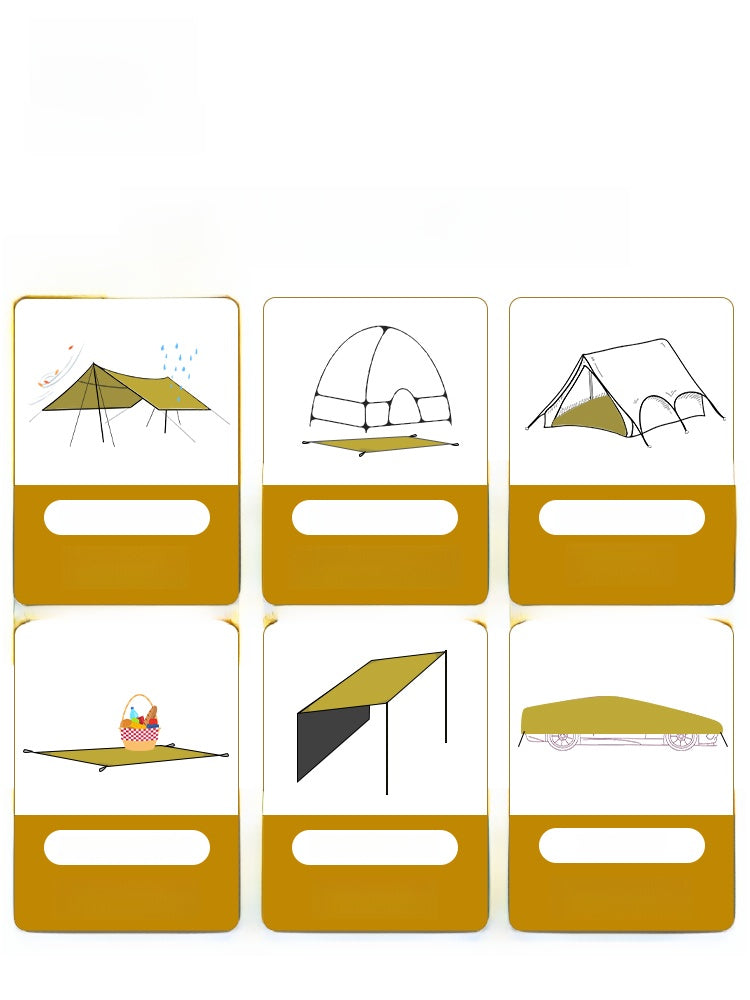 Thickened Oxford Cloth Camping Picnic Moisture-Proof Mat Outdoor - Castle Anna