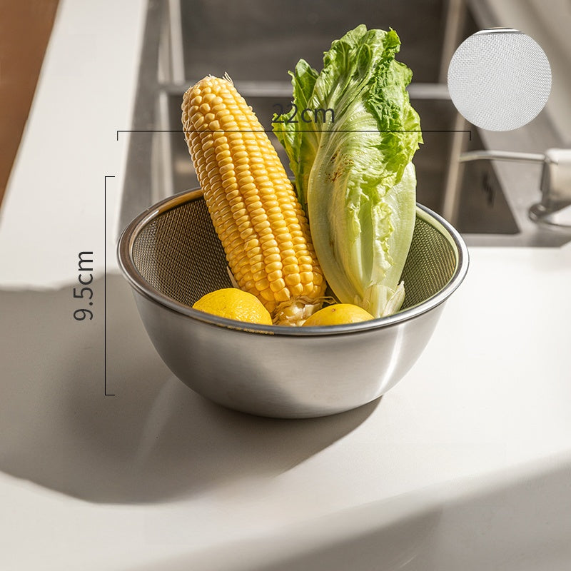 Modern Housewife Stainless Steel Kitchen Water Filter Washing Basin - Castle Anna