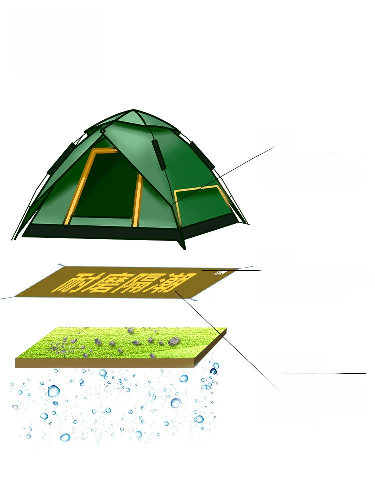 Thickened Oxford Cloth Camping Picnic Moisture-Proof Mat Outdoor - Castle Anna