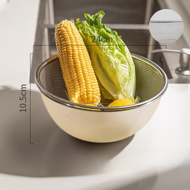 Modern Housewife Stainless Steel Kitchen Water Filter Washing Basin - Castle Anna