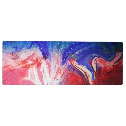 Suede & Natural Rubber Travel Yoga Mat - Castle Anna