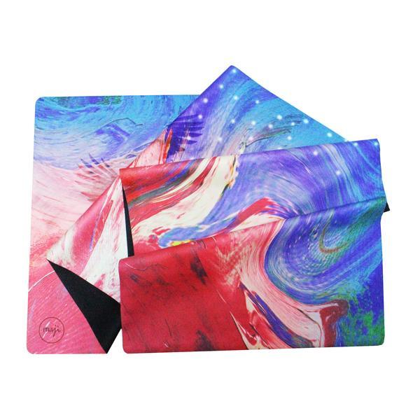 Suede & Natural Rubber Travel Yoga Mat - Castle Anna