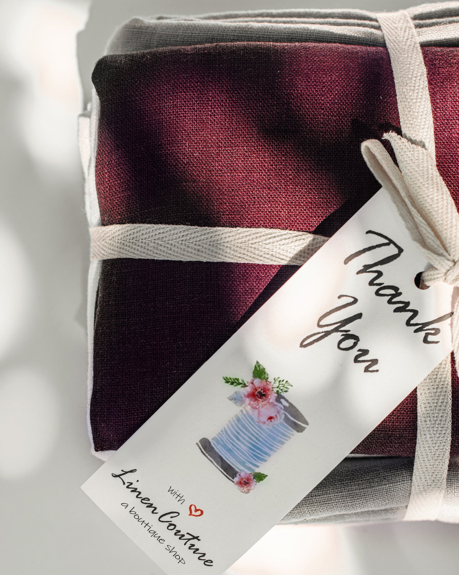 White linen fitted bedsheet - Castle Anna