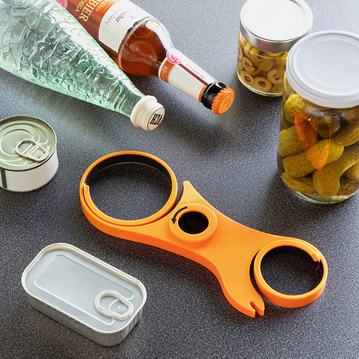 5-in-1 Multi-Purpose Jar Opener InnovaGoods - Castle Anna