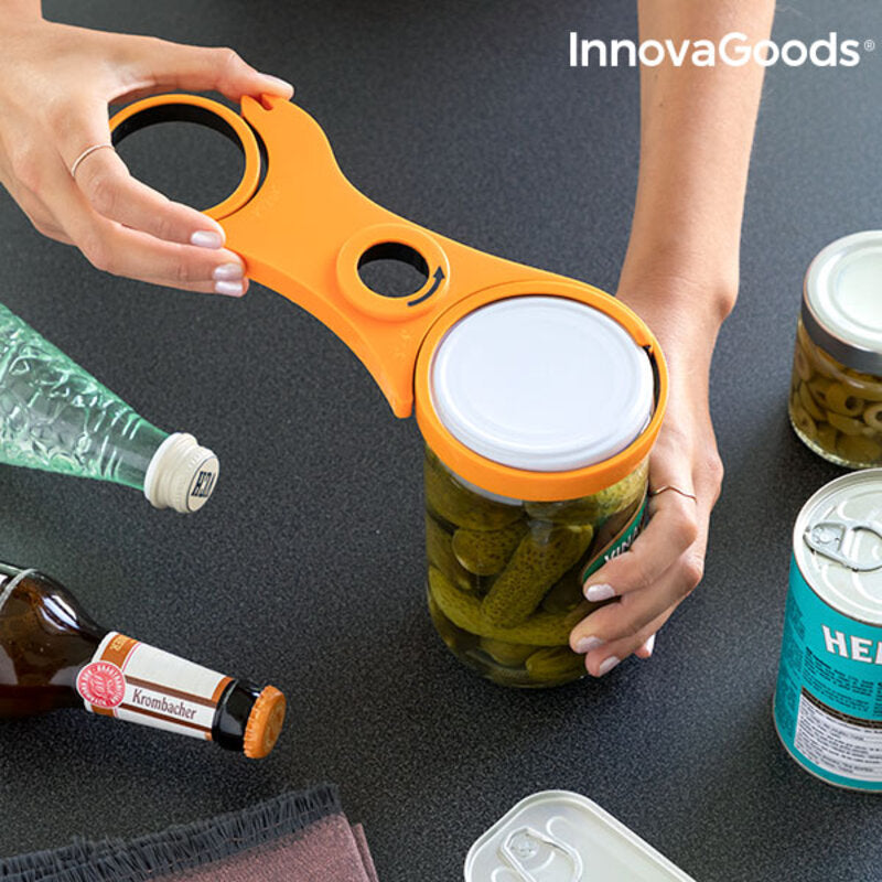 5-in-1 Multi-Purpose Jar Opener InnovaGoods - Castle Anna