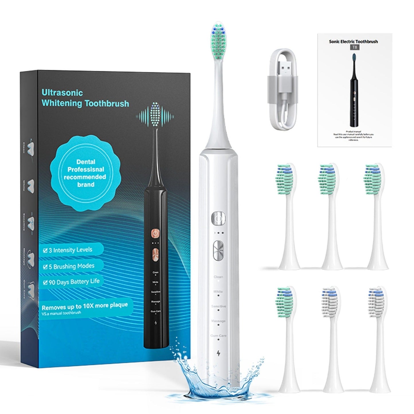 Portable Electric Toothbrush With A Compact Body, Ideal For Business - Castle Anna