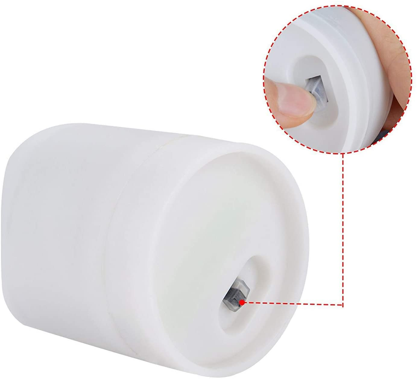 6PCS Waterproof Smokeless Solar Candles Lights Flame Light - Castle Anna