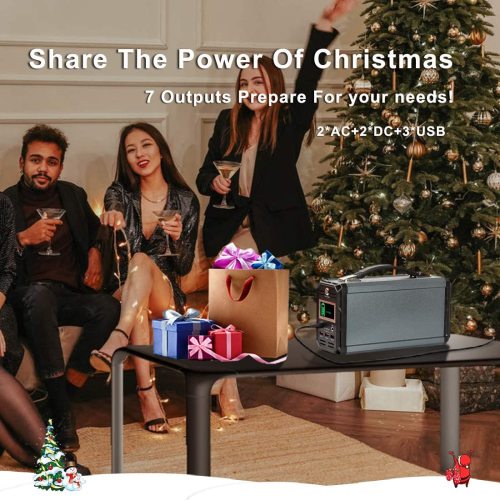 FlashFish 300W Solar Generator 60000mAh Portable Power Station - Castle Anna