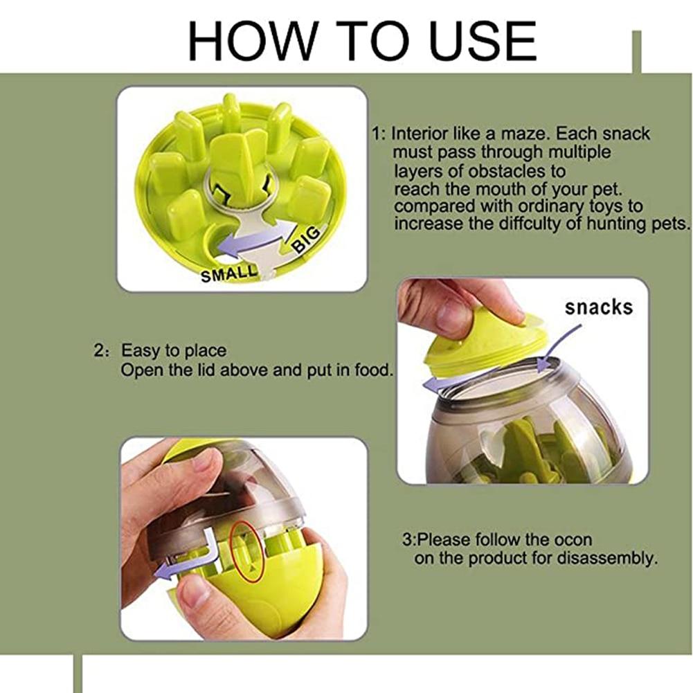 Dogs and Cats Food Dispenser Tumbler - Castle Anna