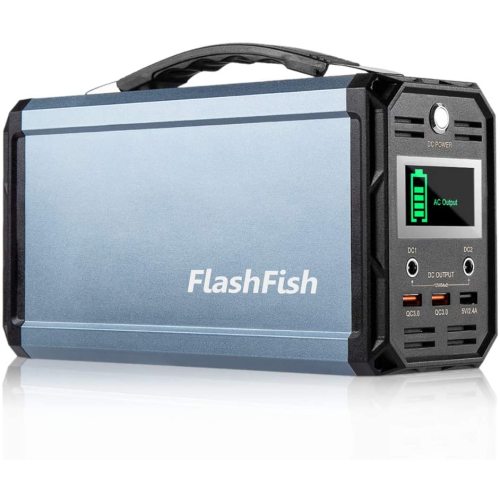 FlashFish 300W Solar Generator 60000mAh Portable Power Station - Castle Anna