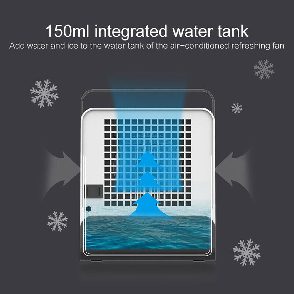 USB Mini Negative Ion Cool Fan Air Conditioner - Castle Anna