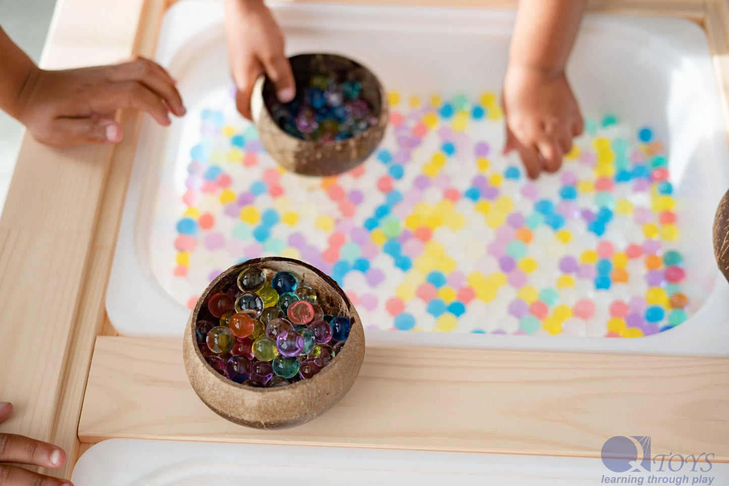 QToys Australia (USA) Patterned Coconut Bowls set of 6 - Castle Anna