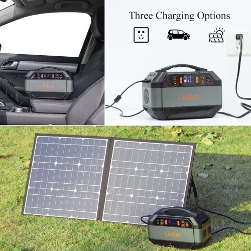 330W Portable Power Station Solar Generator Backup Power - Castle Anna