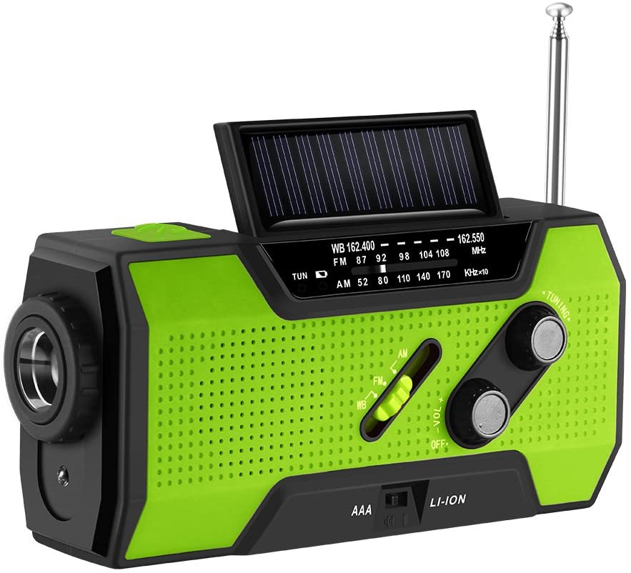 Emergency Hand Crank Radio Solar Radio Power Bank - Castle Anna