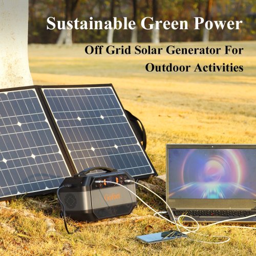 330W Portable Power Station Solar Generator Backup Power - Castle Anna