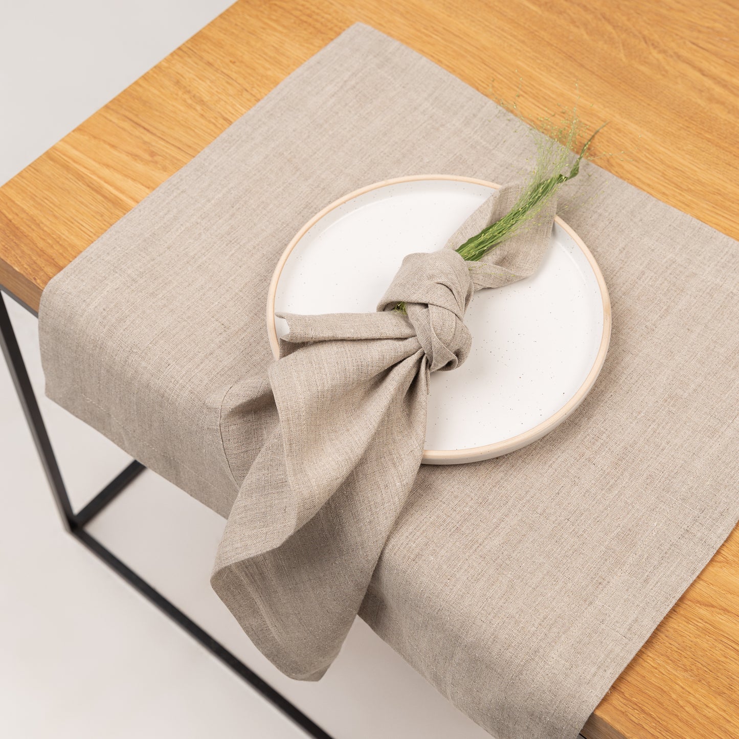 Natural linen placemat | natural - Castle Anna
