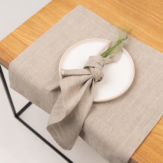 Natural linen placemat | natural - Castle Anna