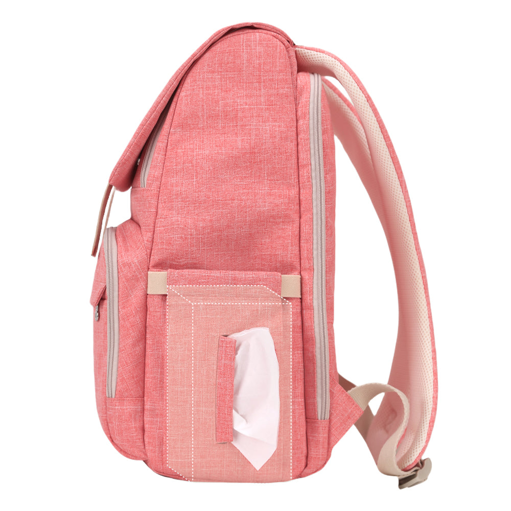 Canvas Diaper Bag Travel Backpack - Castle Anna