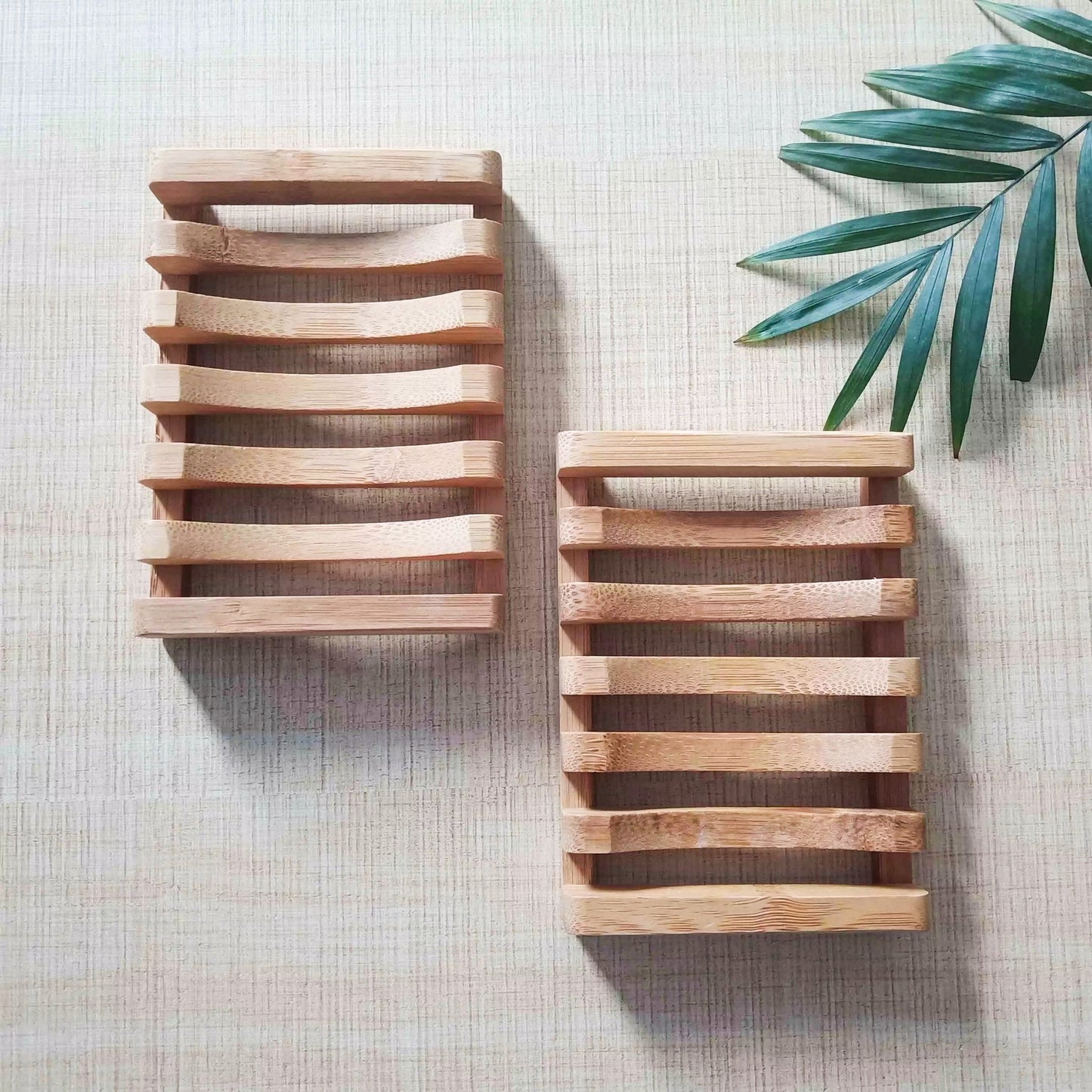 Natural Bamboo Soap Dish - Zero Waste Biodegradable Soap Tray - Castle Anna