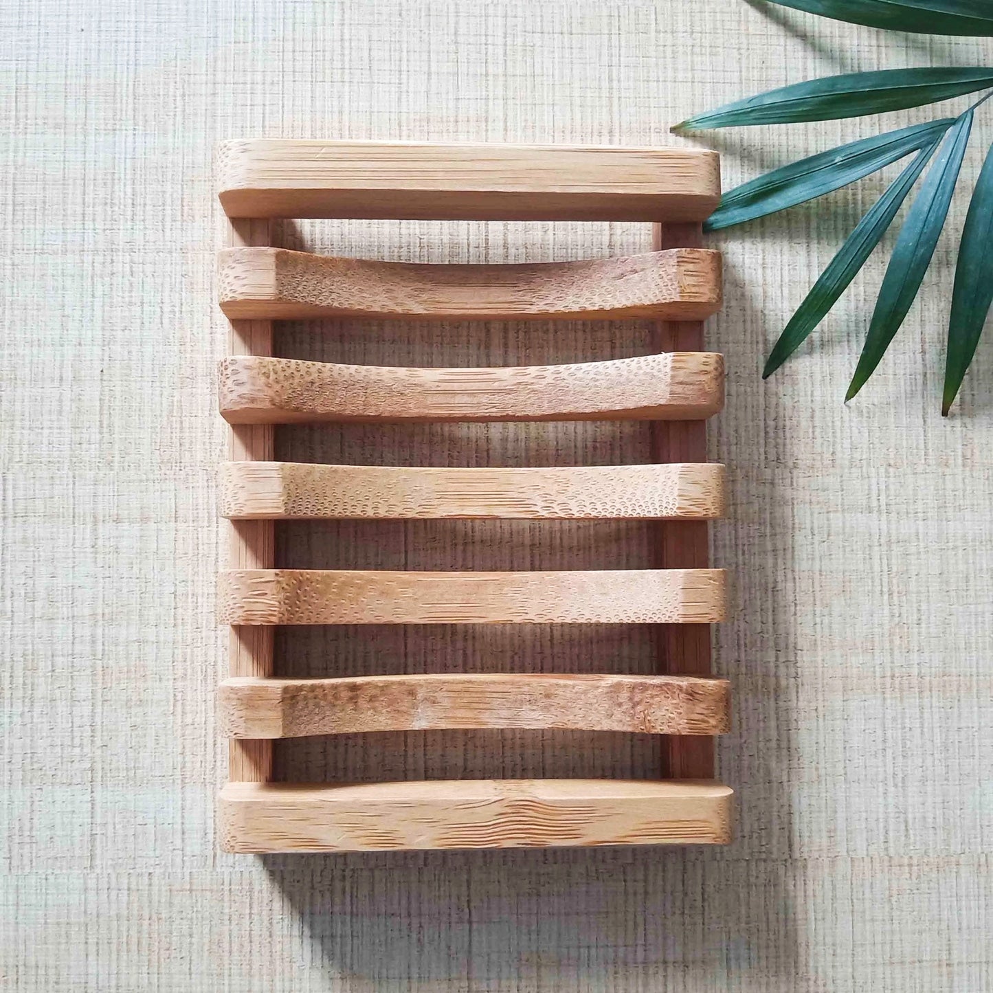 Natural Bamboo Soap Dish - Zero Waste Biodegradable Soap Tray - Castle Anna