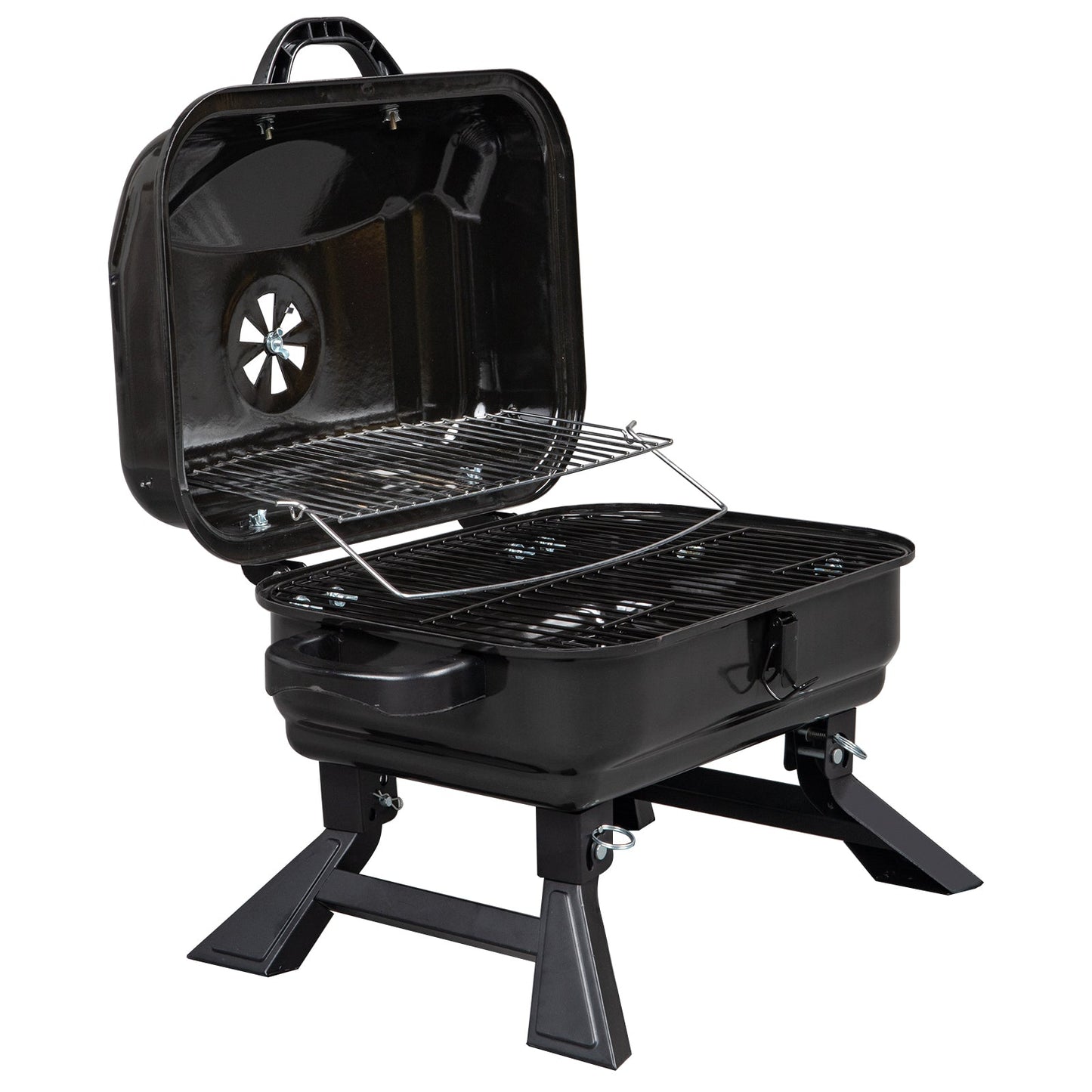 Portable Tabletop BBQ Charcoal Grill - Castle Anna