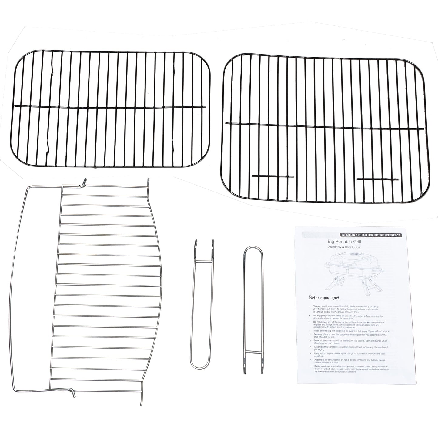 Portable Tabletop BBQ Charcoal Grill - Castle Anna