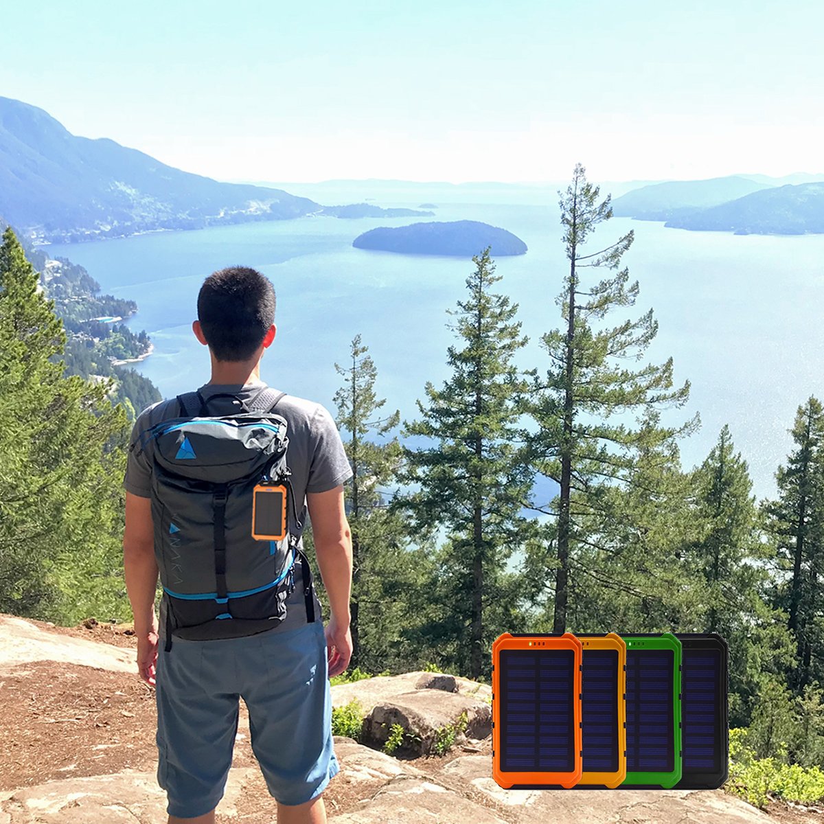 Roaming Solar Power Bank Phone or Tablet Charger - Castle Anna