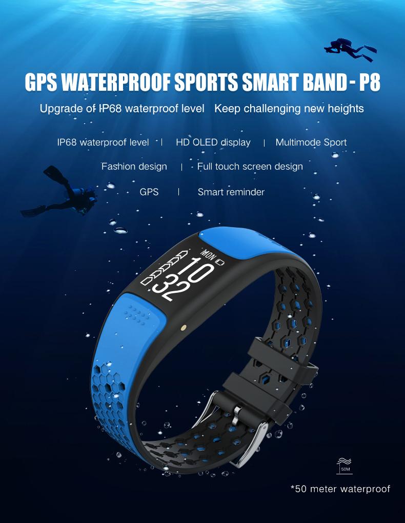 Smart Fit Sporty Fitness Tracker and Waterproof Swimmers Watch - Castle Anna