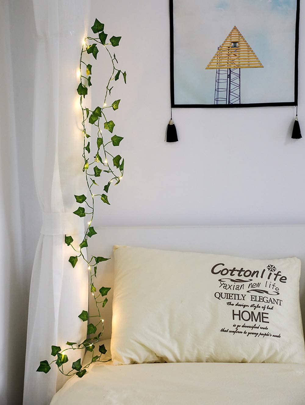 Solar-Powered Maple Leaves Garland LED String Light - Castle Anna