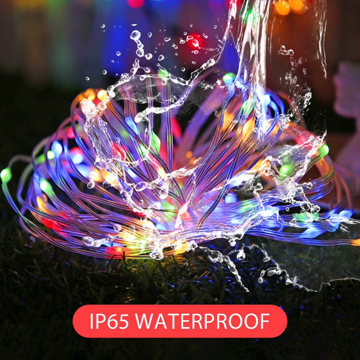 Outdoor Solar Copper Wire Light String Lights Festival Decorations - Castle Anna
